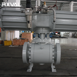 Trunnion Mounted Ball Valve with Pneumatic Actuator
