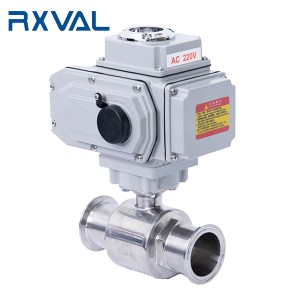 Sanitary Ball Valve with actuator