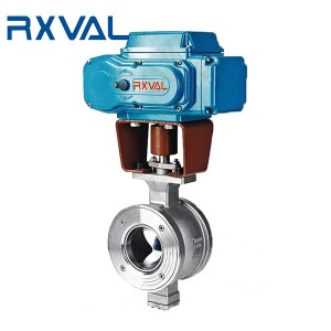 Flanged Stainless Steel Segment Ball Valve