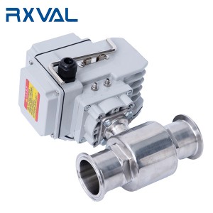 Sanitary Ball Valve with actuator